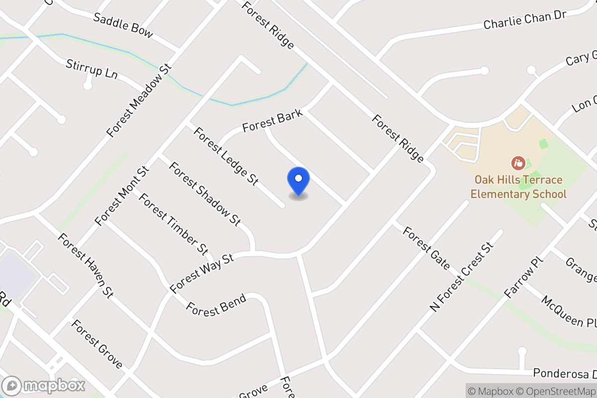 Map of 5903  Forest Ledge St