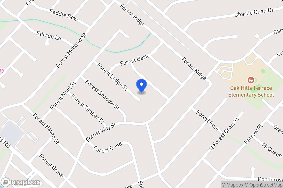 Map of 5907  Forest Ledge St