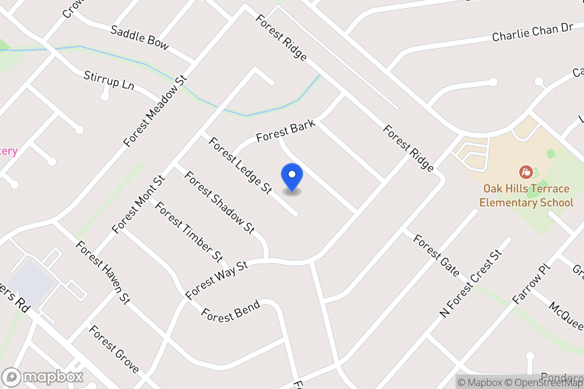Map of 5911  Forest Ledge St