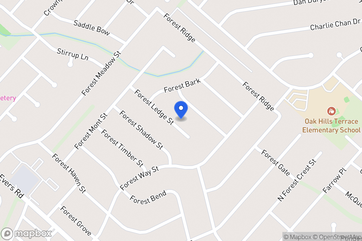 Map of 5915  Forest Ledge St