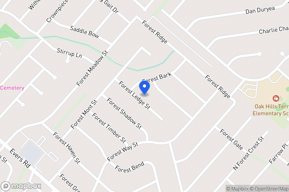 Map of 5927  Forest Ledge St
