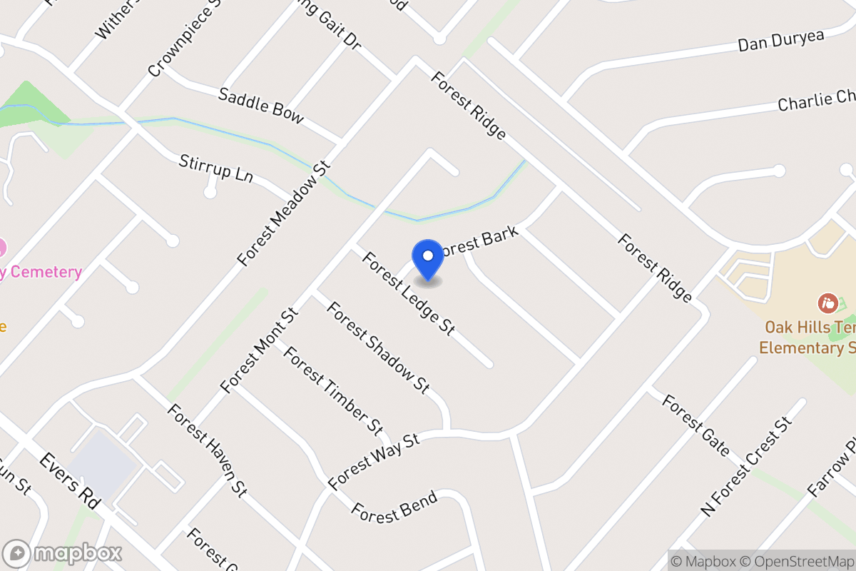 Map of 5931  Forest Ledge St