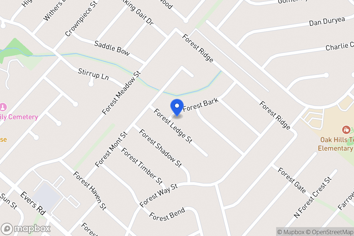 Map of 5935  Forest Ledge St