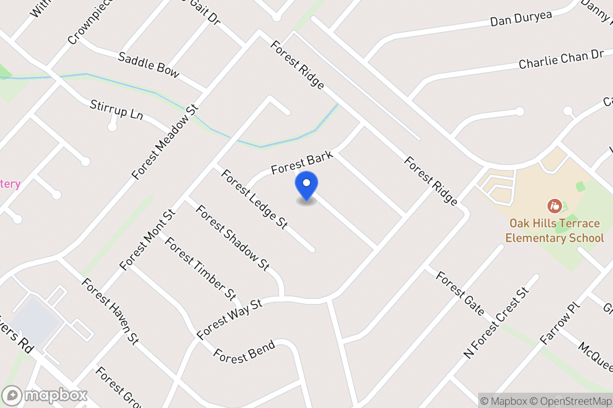 Map of 5926  Forest Knoll St