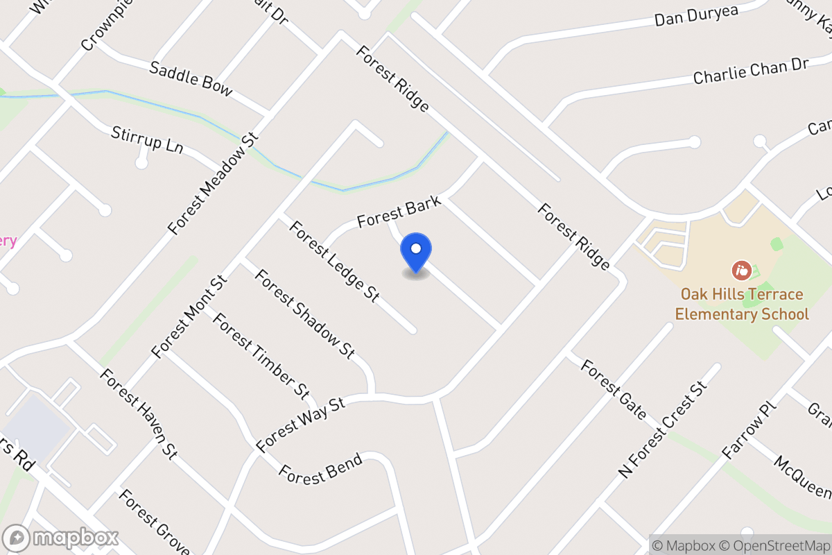 Map of 5922  Forest Knoll St