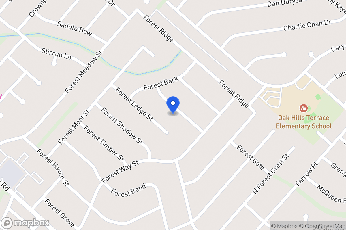 Map of 5918  Forest Knoll St