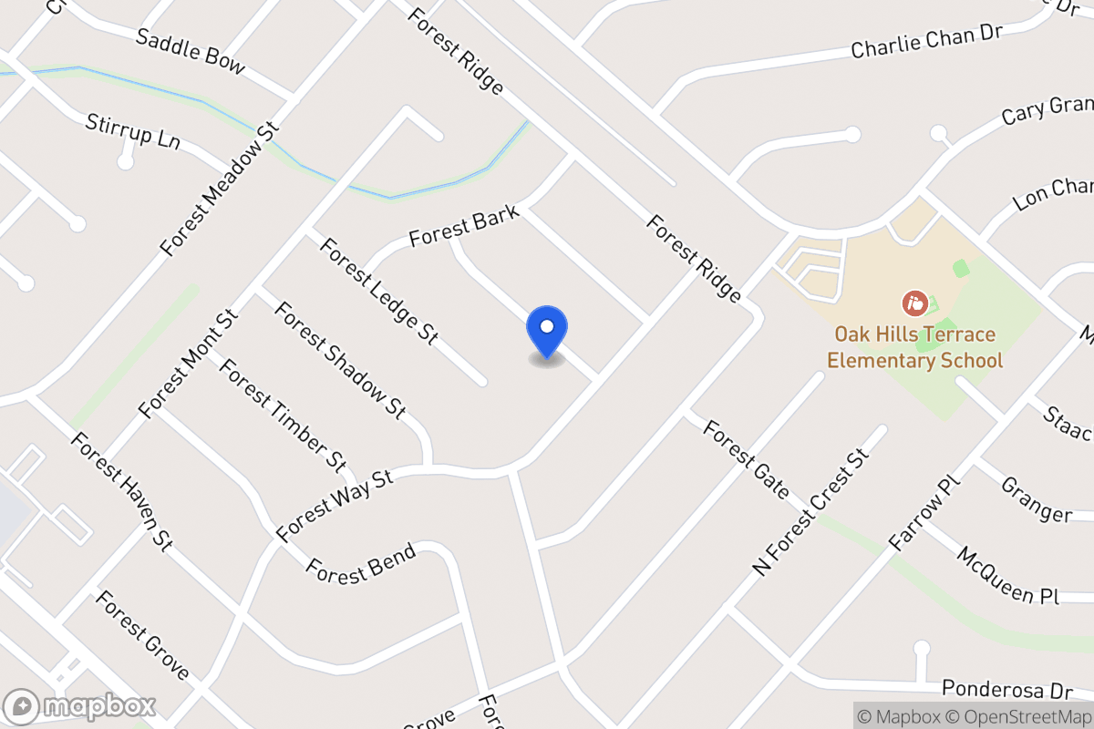 Map of 5906  Forest Knoll St