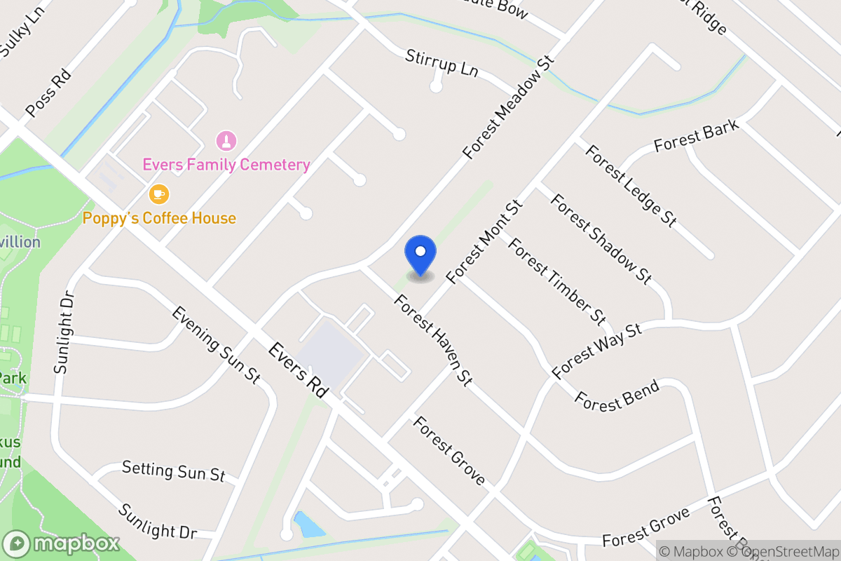 Map of 7007  Forest Mont St