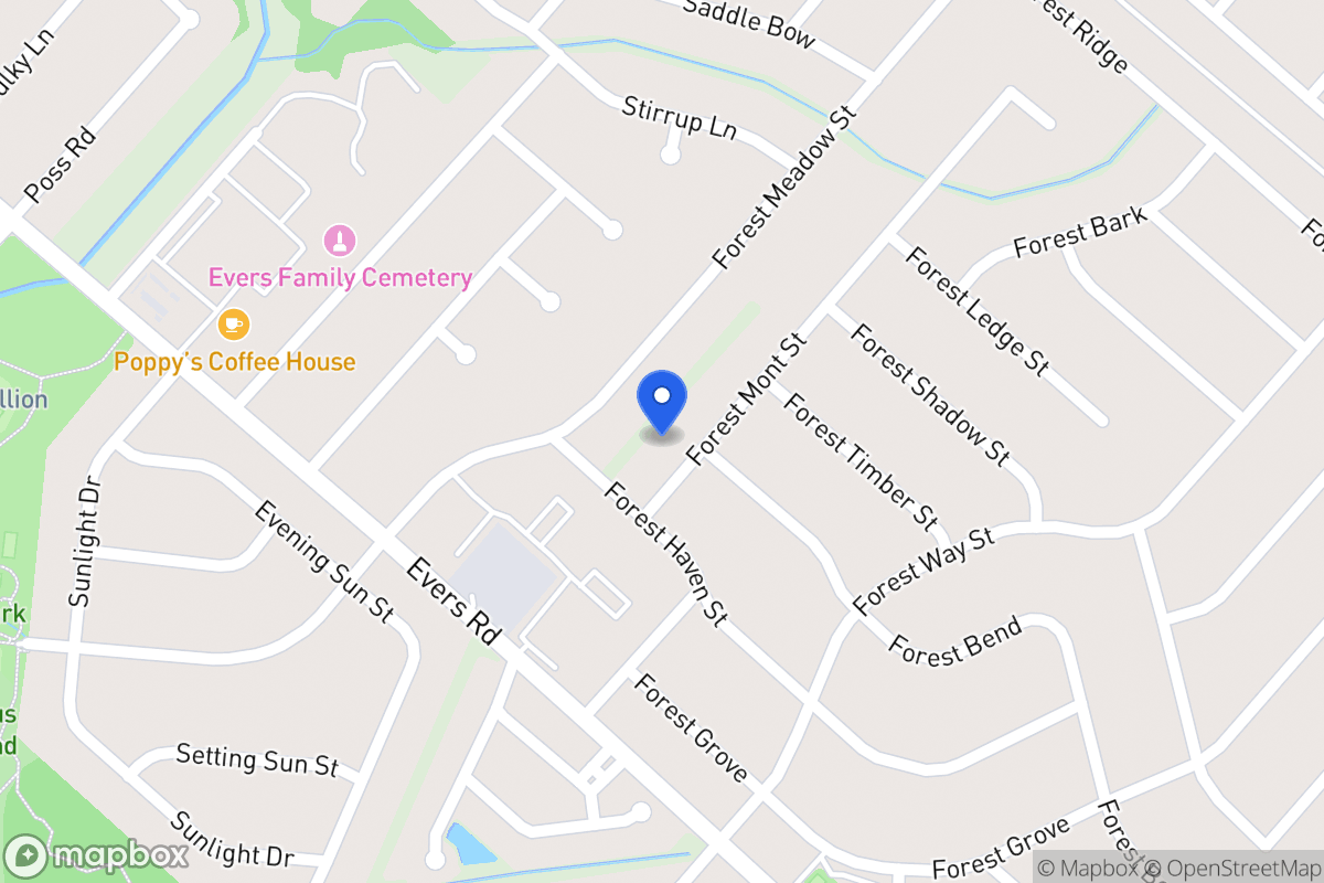 Map of 7011  Forest Mont St
