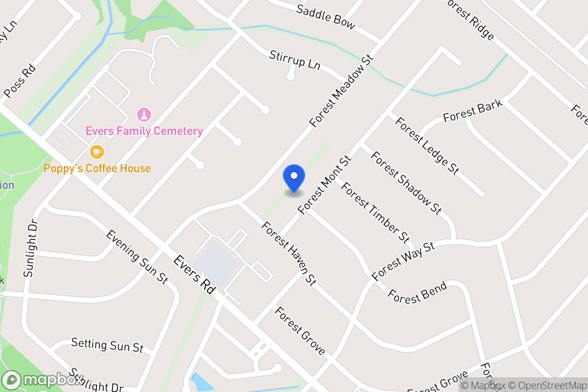 Map of 7015  Forest Mont St