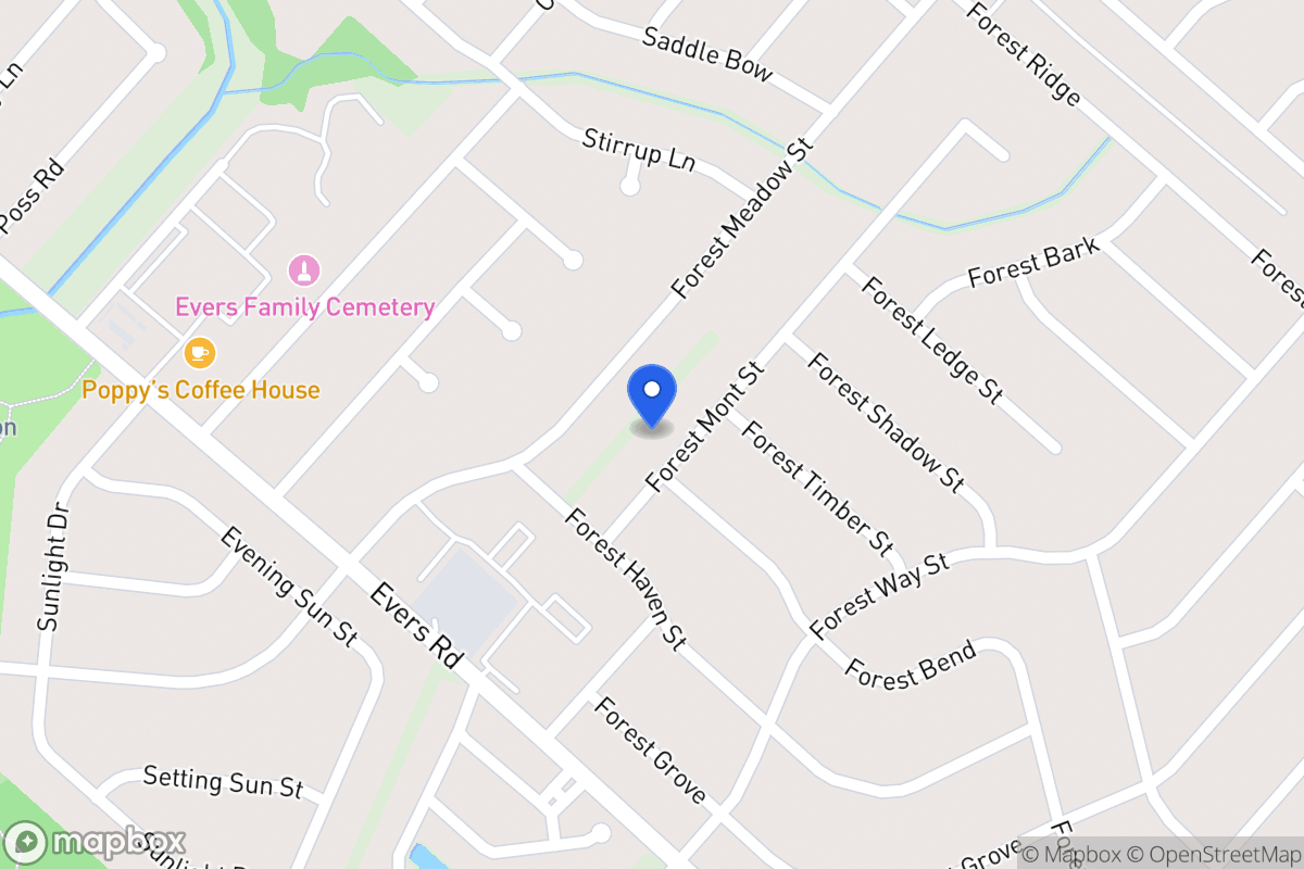 Map of 7019  Forest Mont St