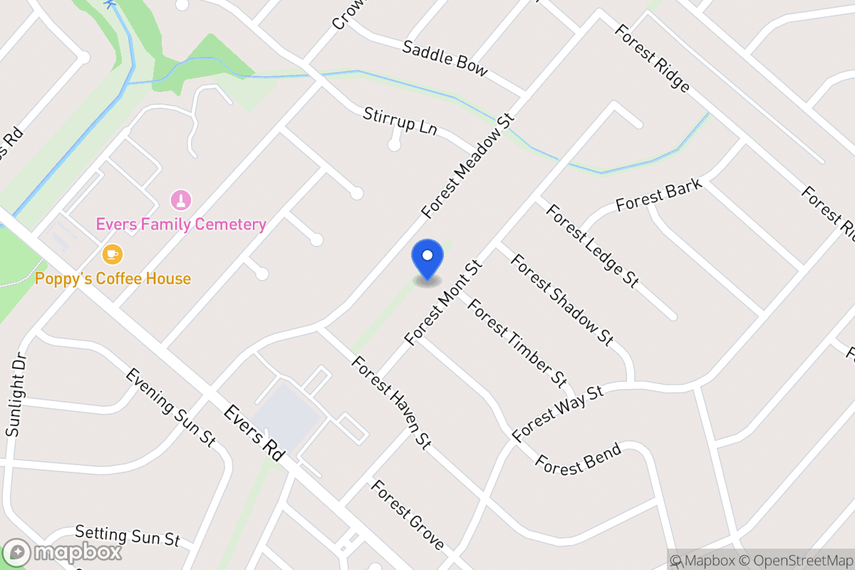 Map of 7027  Forest Mont St