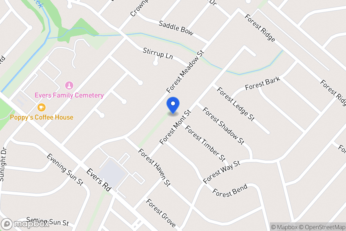 Map of 7031  Forest Mont St