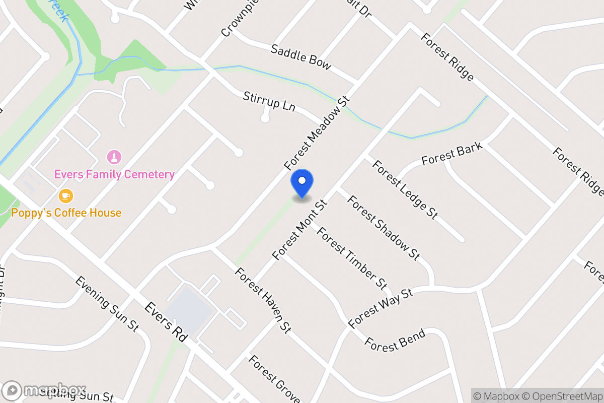Map of 7035  Forest Mont St