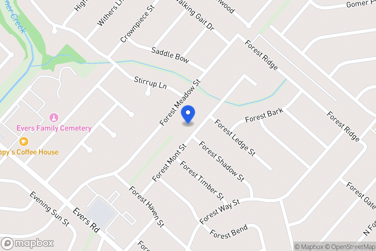 Map of 7107  Forest Mont St