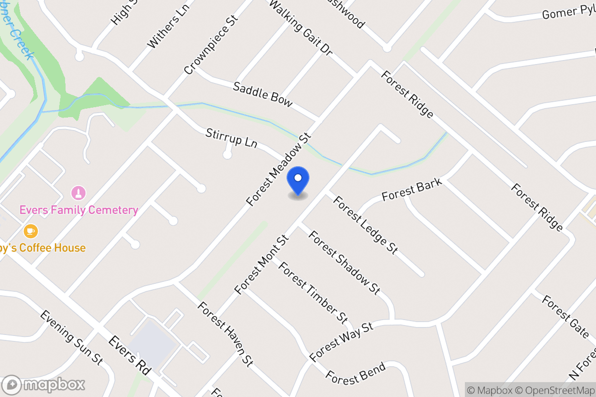 Map of 7111  Forest Mont St