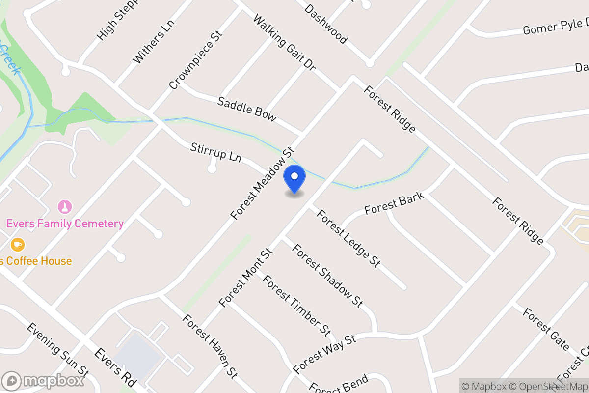 Map of 7119  Forest Mont St