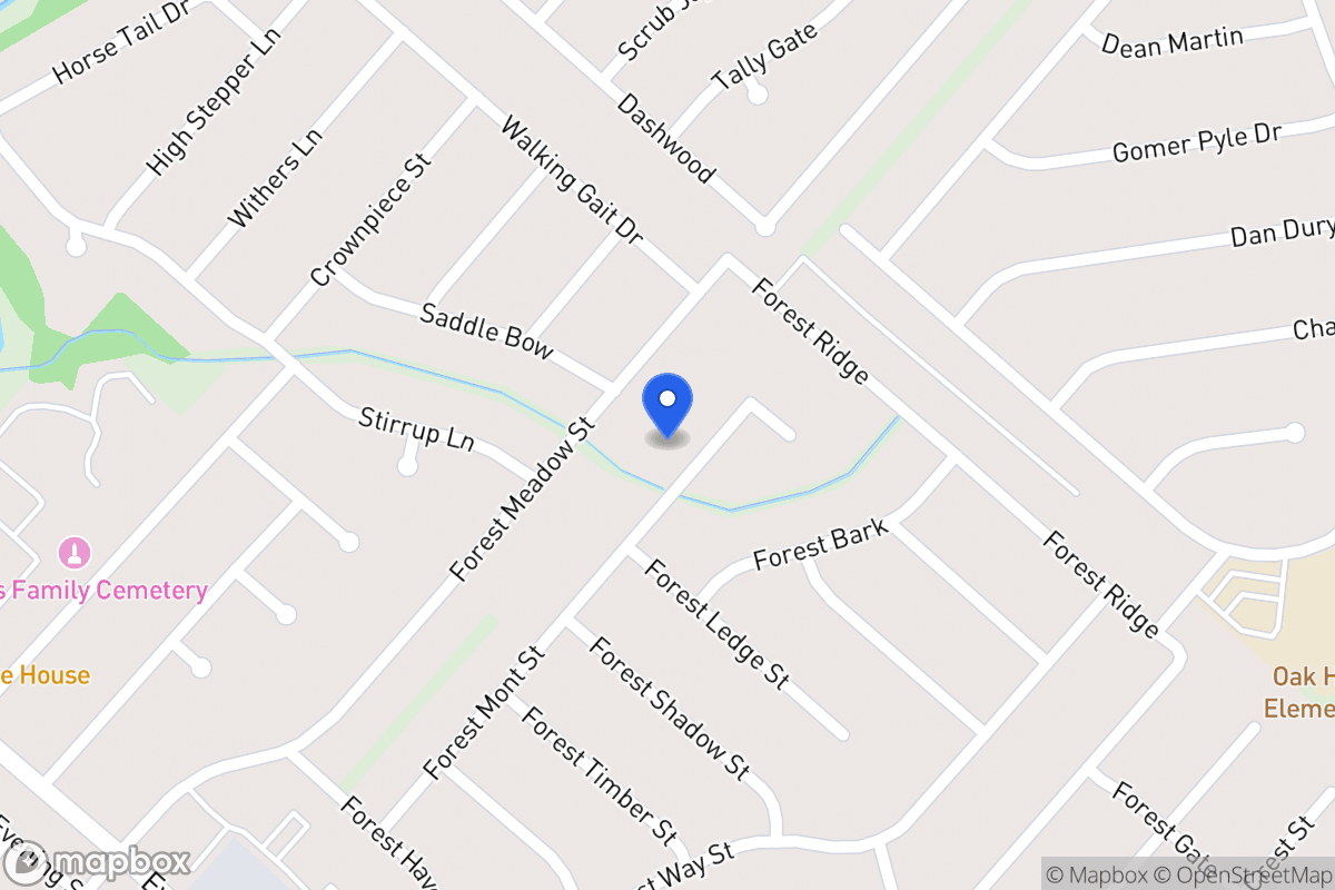 Map of 7207  Forest Mont St