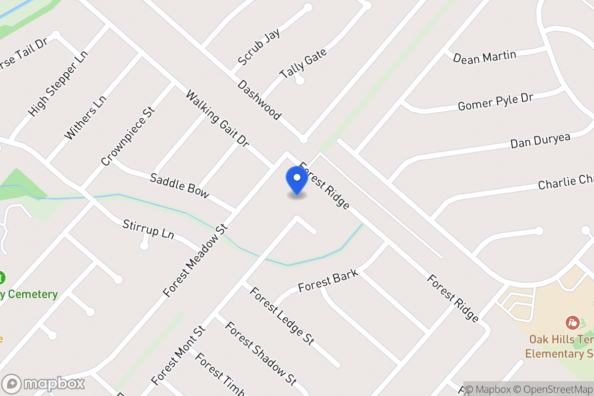 Map of 5919  Forest Rim St