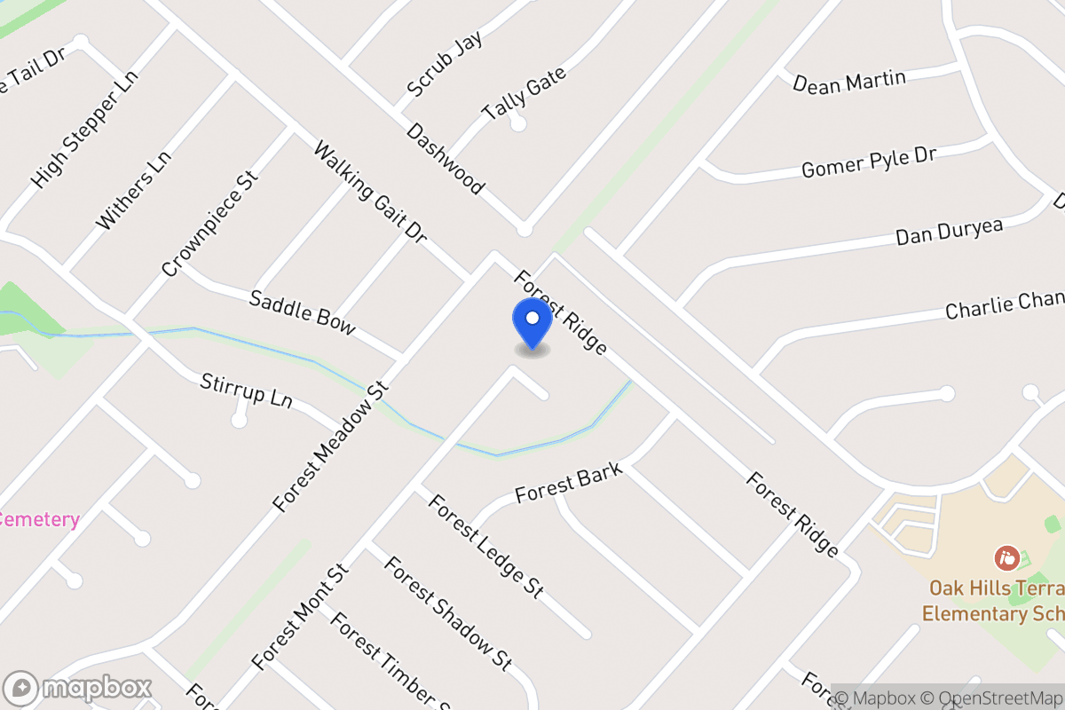 Map of 5915  Forest Rim St