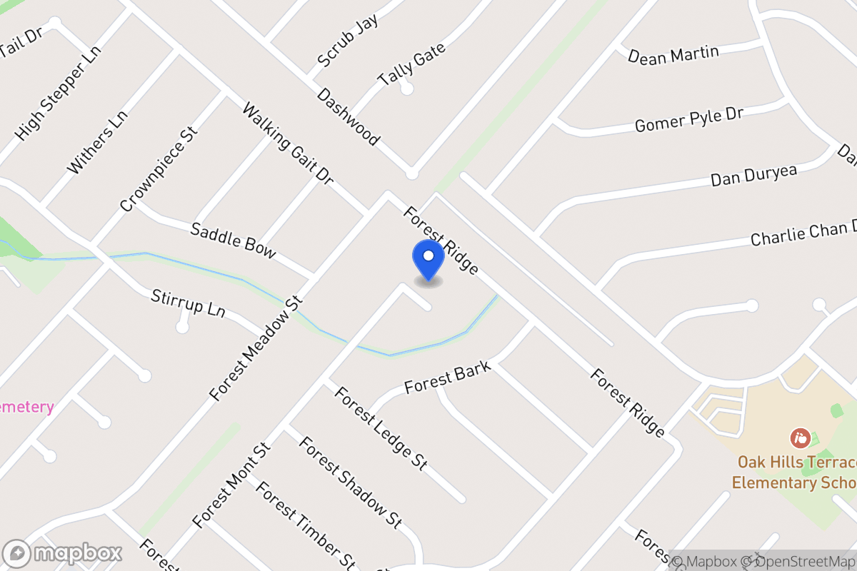 Map of 5911  Forest Rim St