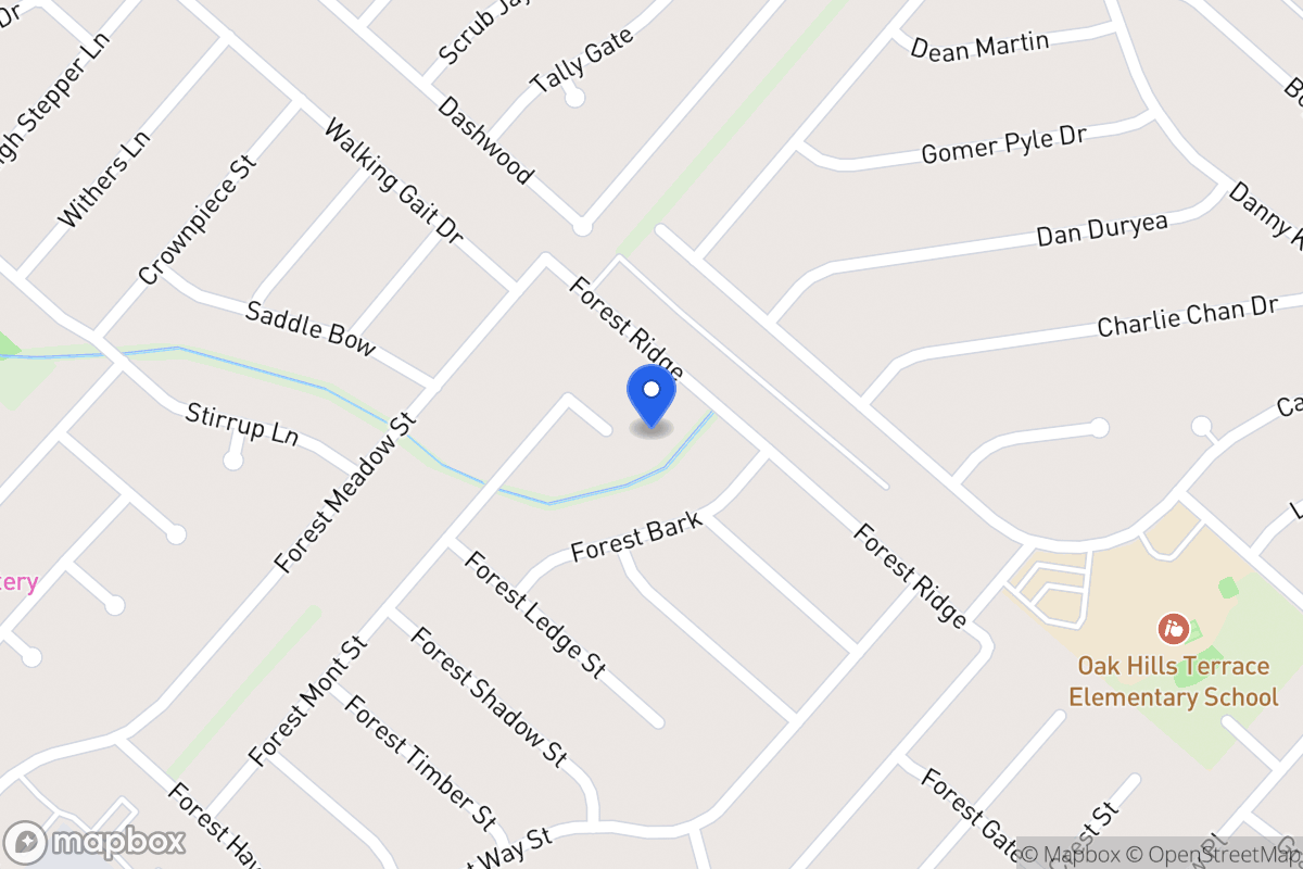Map of 5903  Forest Rim St