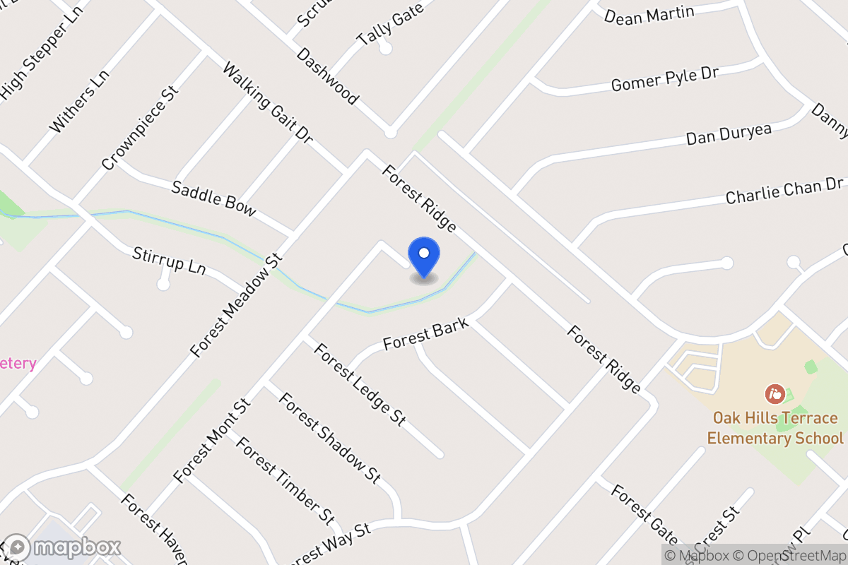Map of 5900  Forest Rim St