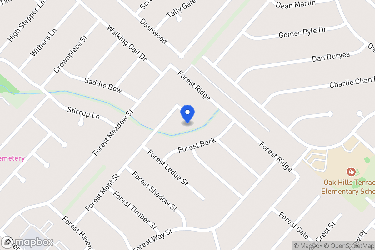 Map of 5902  Forest Rim St