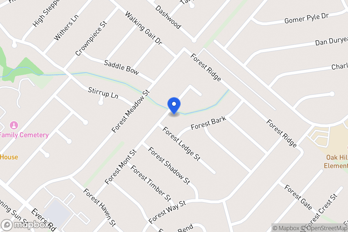 Map of 7126  Forest Mont St
