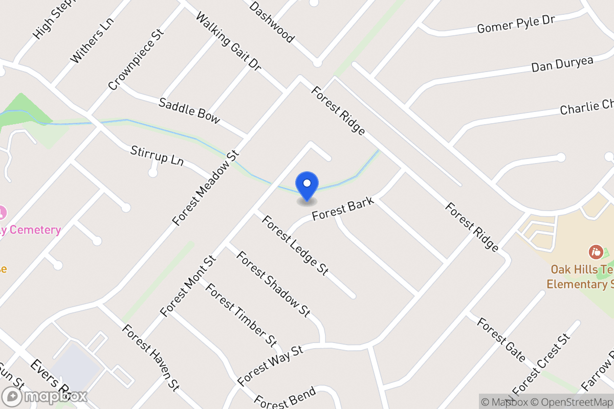 Map of 7111  Forest Brk