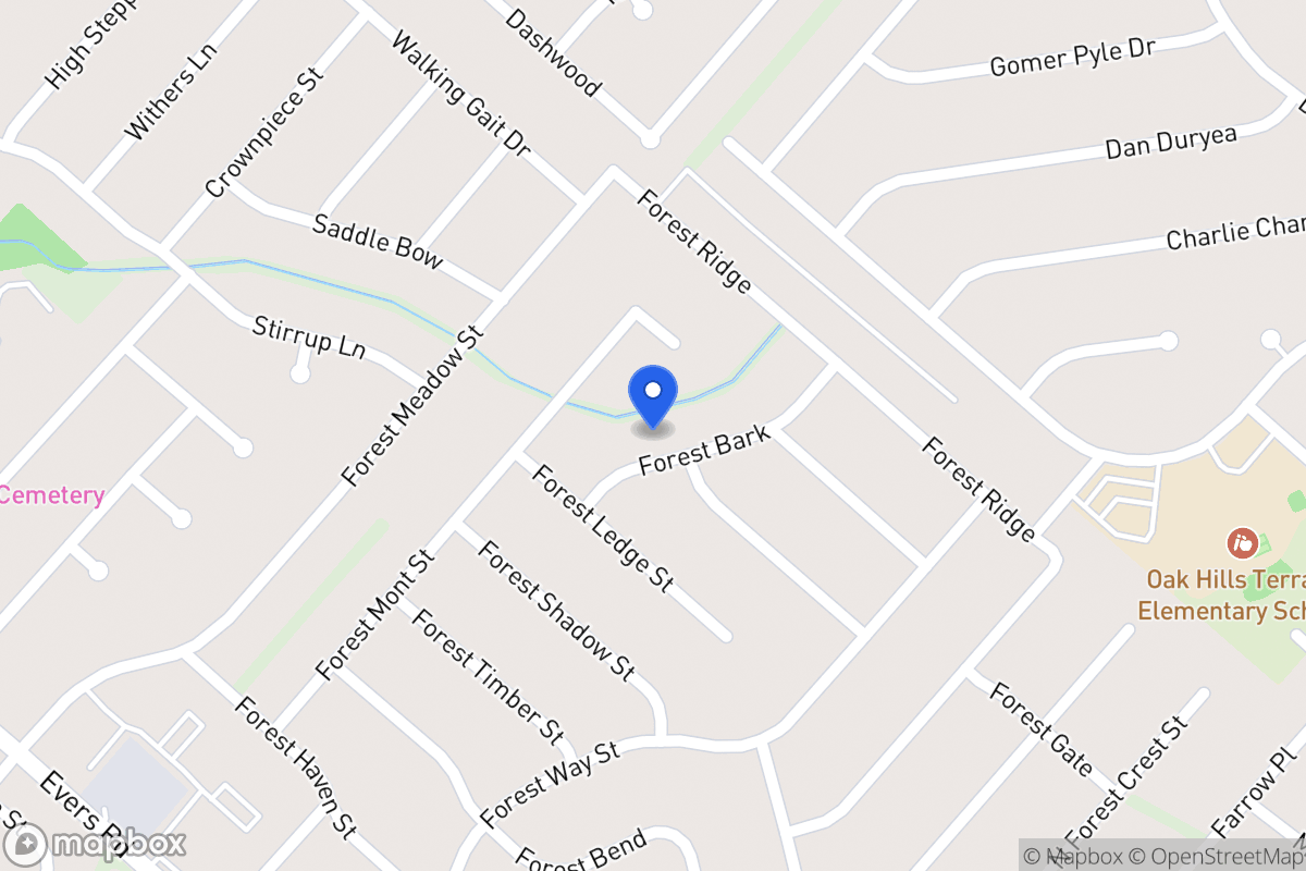 Map of 7115  Forest Brk
