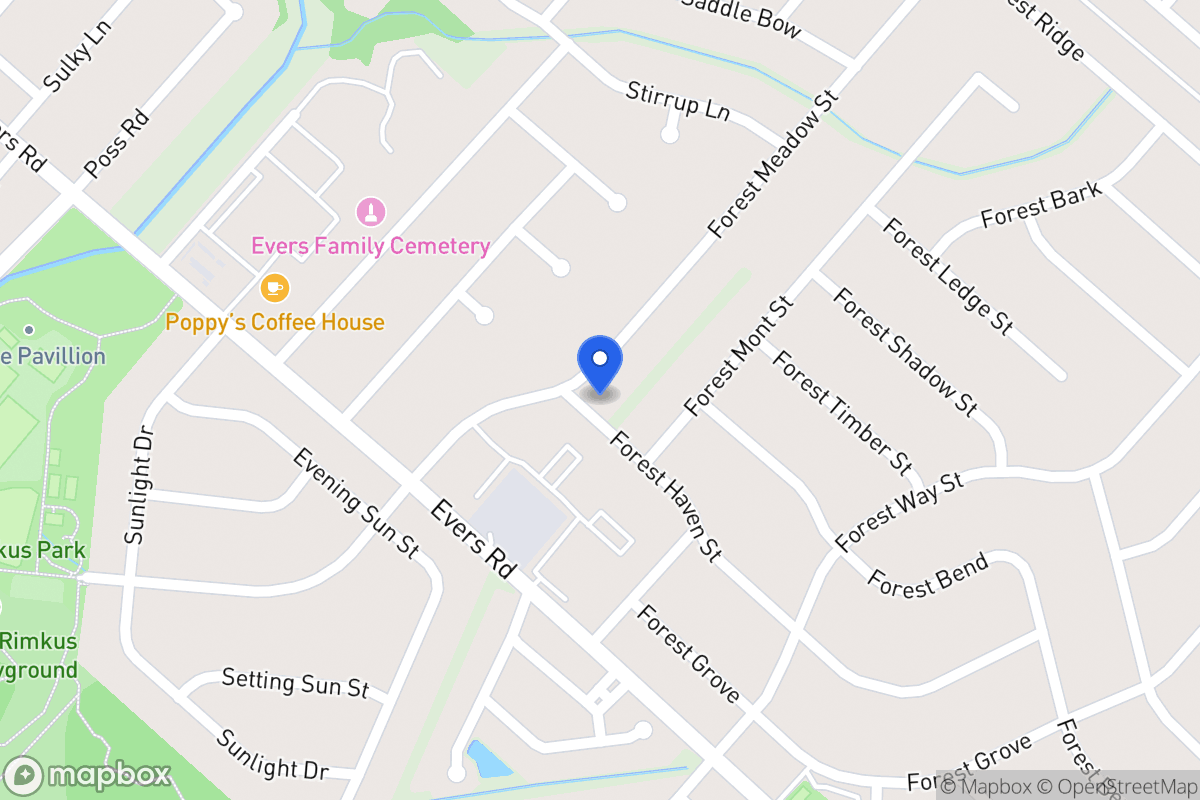 Map of 7002  Forest Meadow St