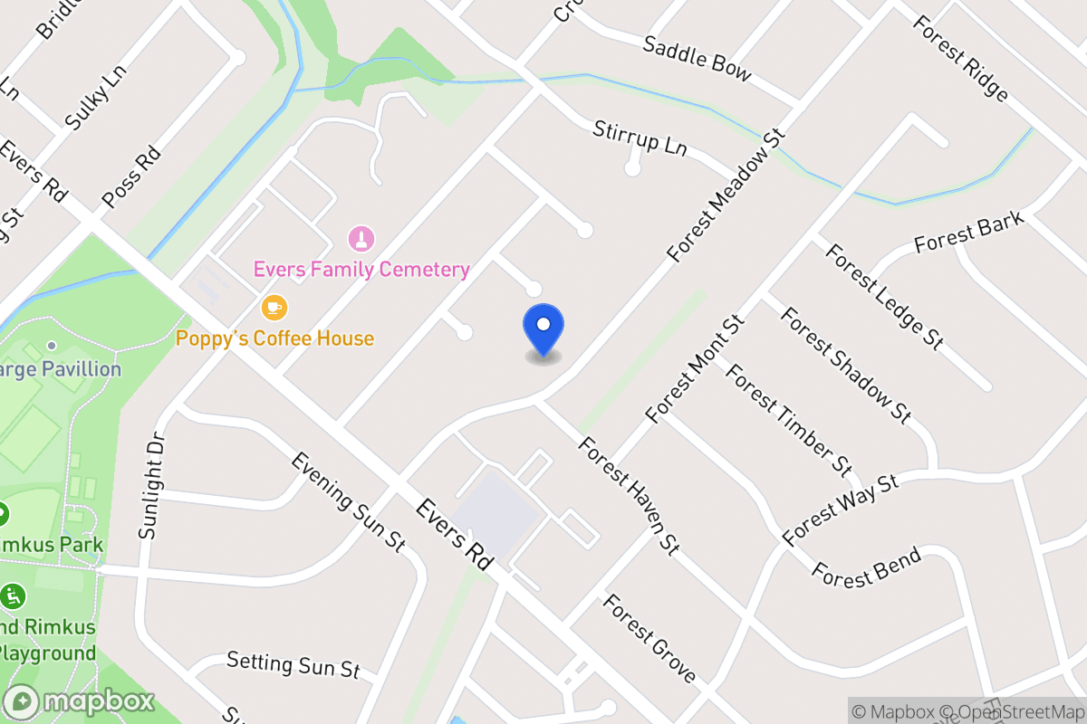 Map of 7007  Forest Meadow St