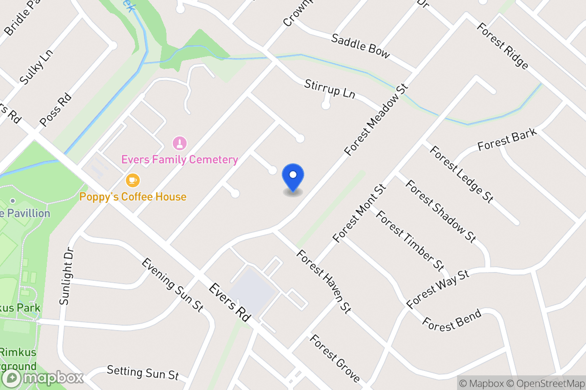 Map of 7015  Forest Meadow St