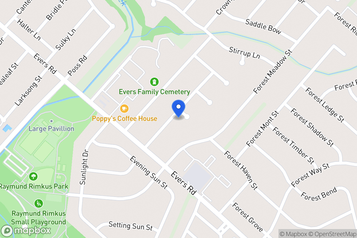 Map of 6206  Forest Cir