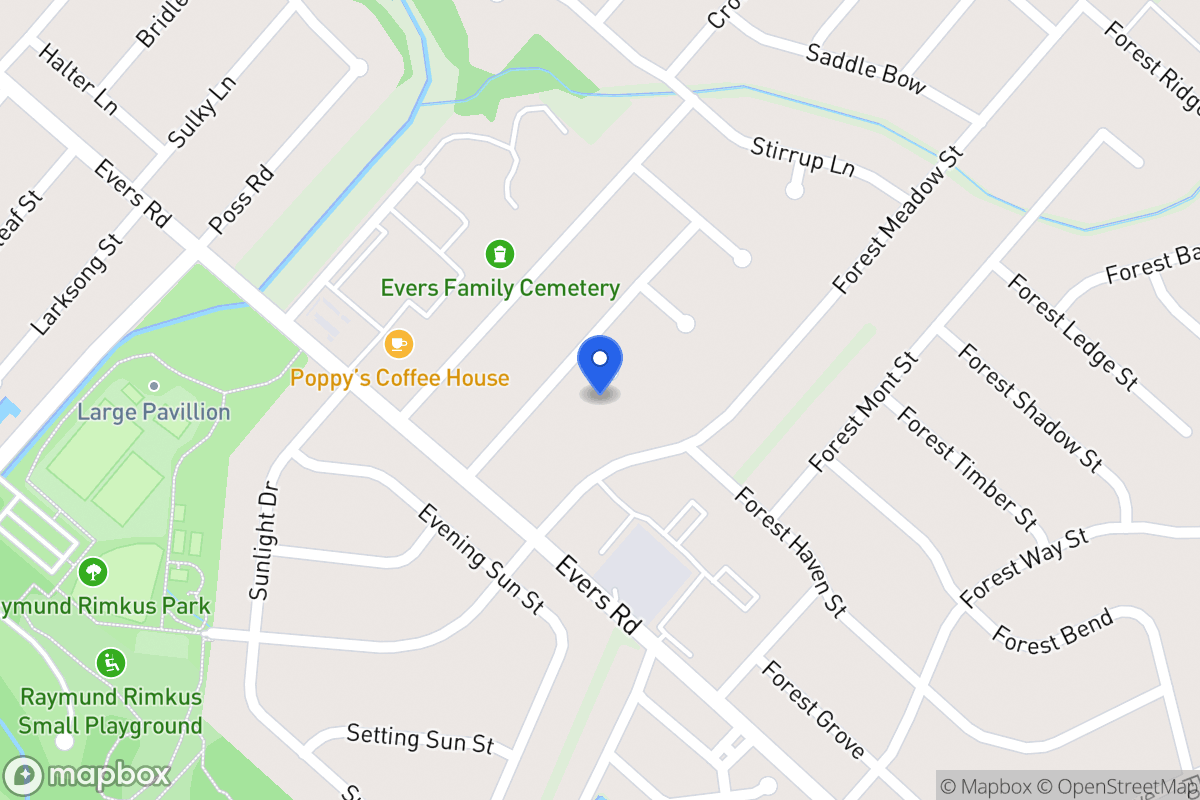 Map of 6202  Forest Cir