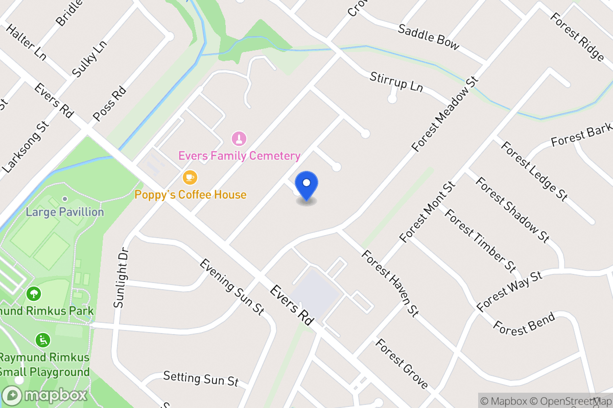 Map of 6200  Forest Cir