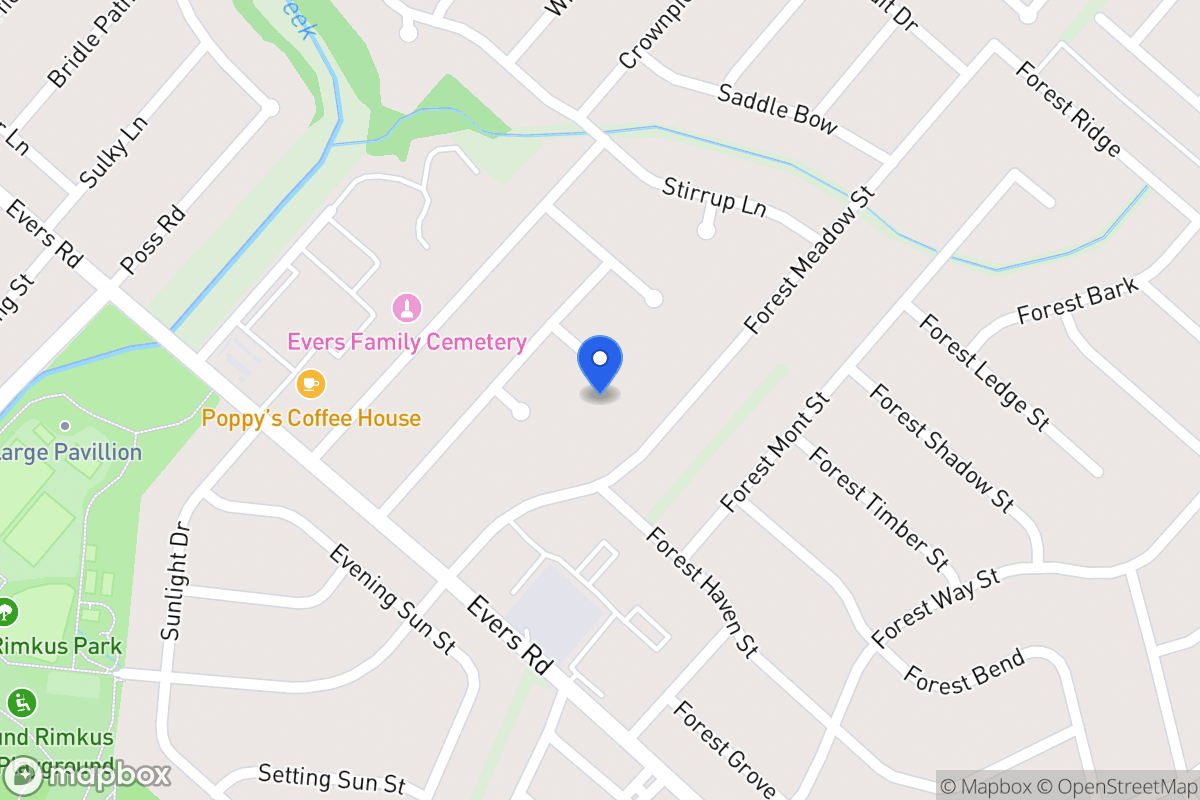 Map of 6202  Forest Rose St