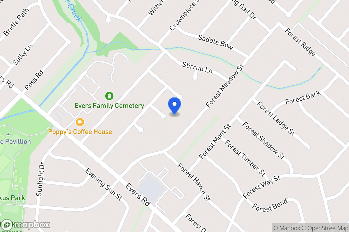 Map of 6203  Forest Rose St