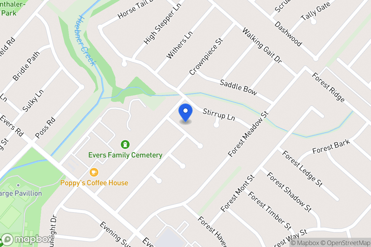 Map of 6123  Forest Wood St