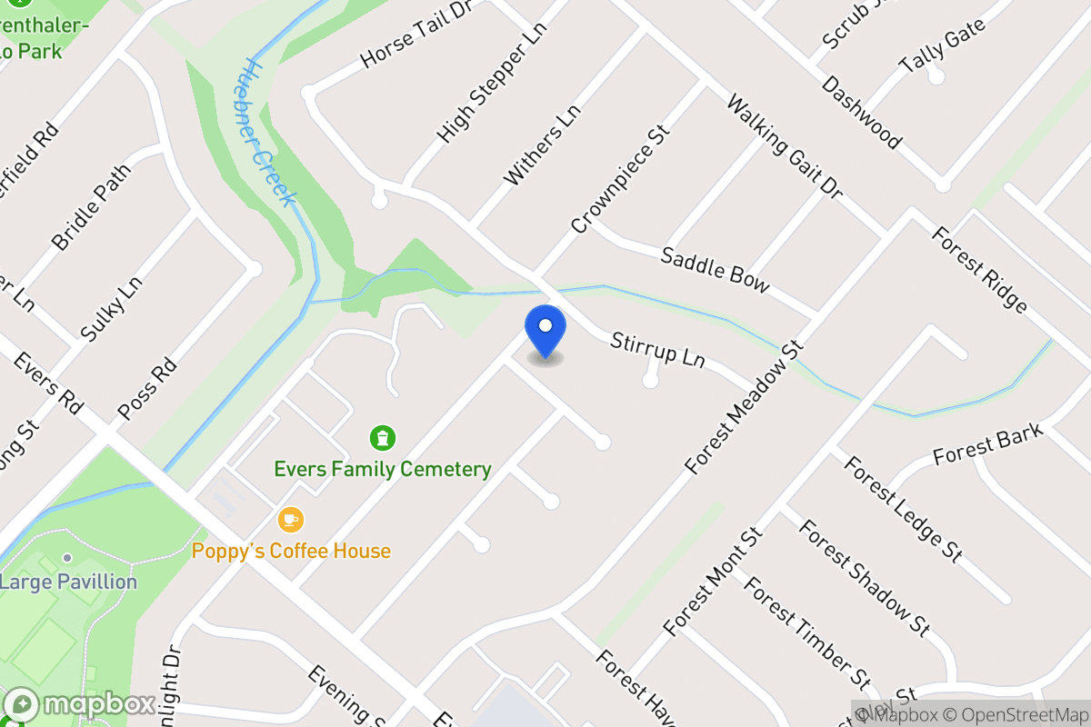 Map of 6127  Forest Wood St