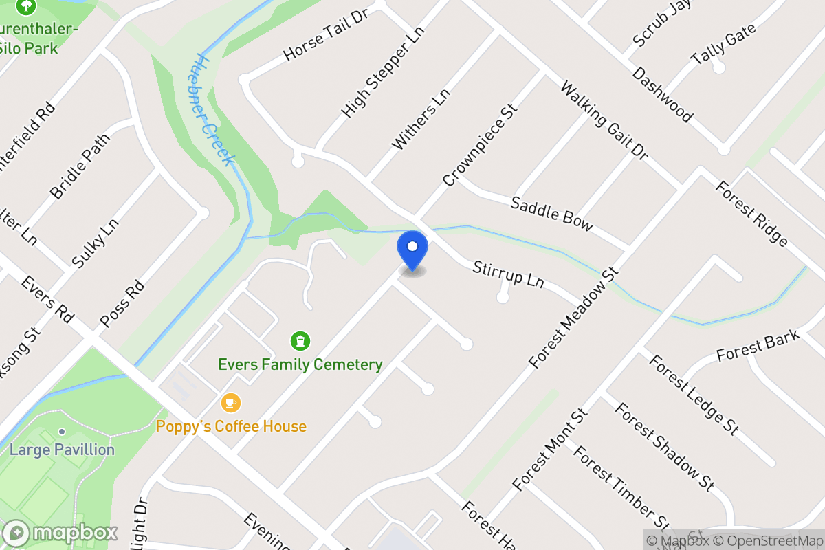 Map of 6131  Forest Wood St
