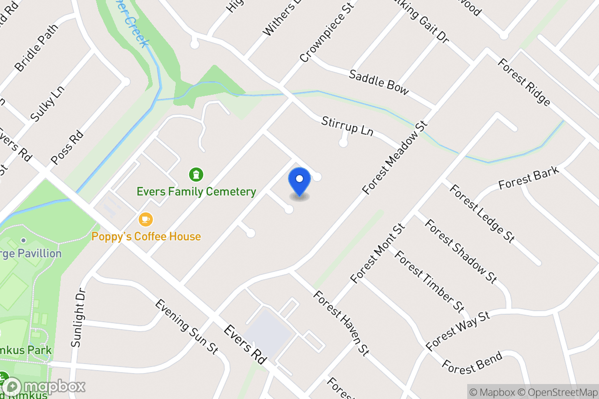 Map of 6207  Forest Rose St