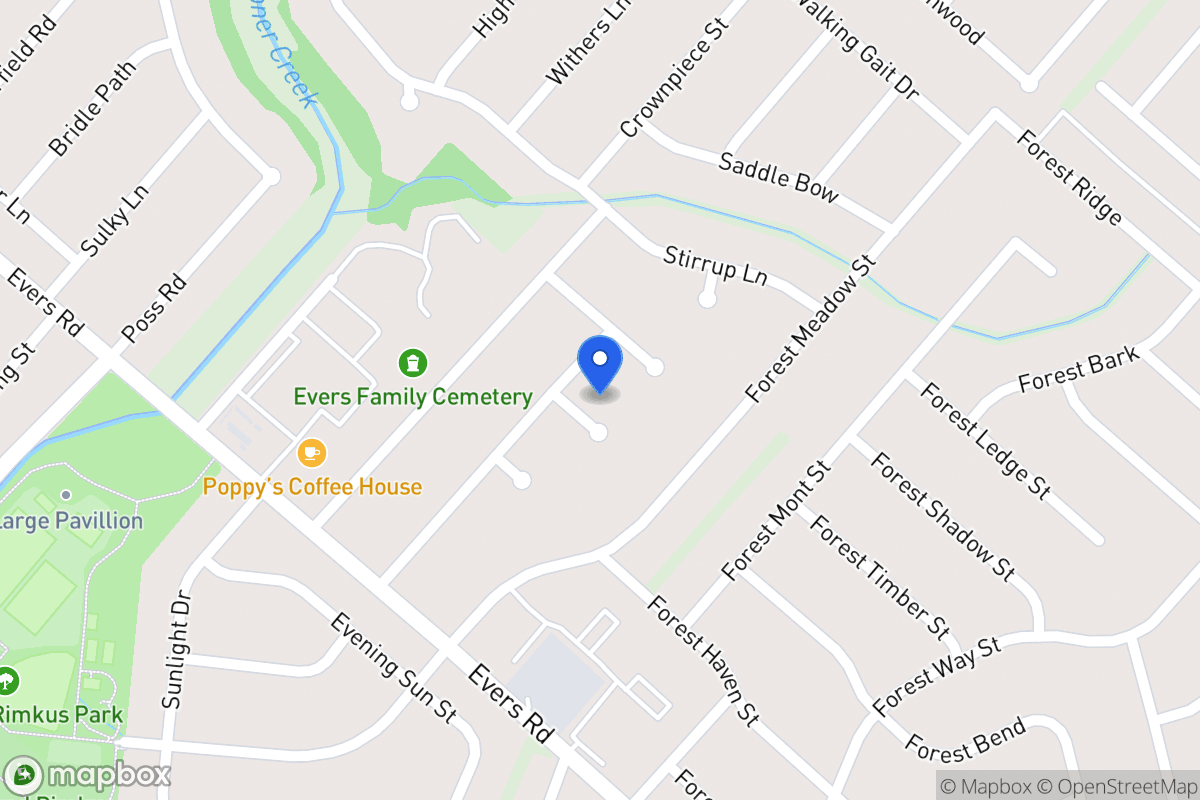 Map of 6211  Forest Rose St