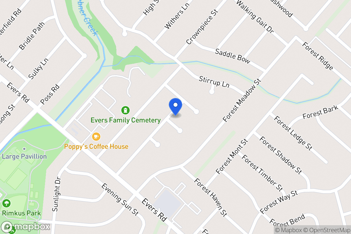 Map of 6215  Forest Rose St