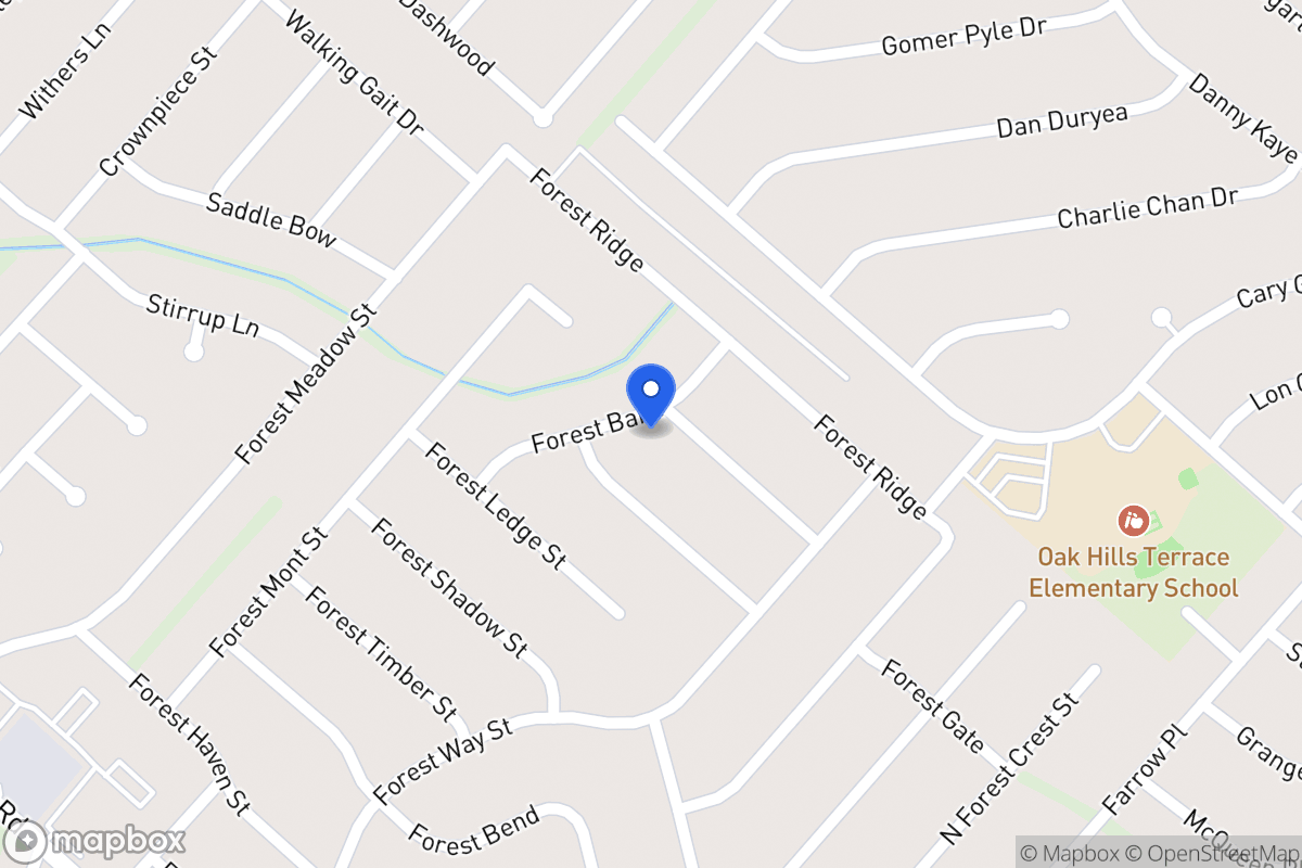 Map of 5930  Forest Mill St