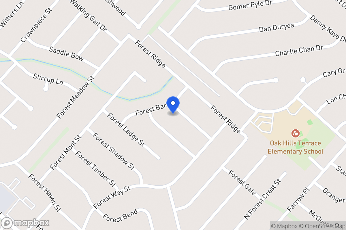 Map of 5926  Forest Mill St