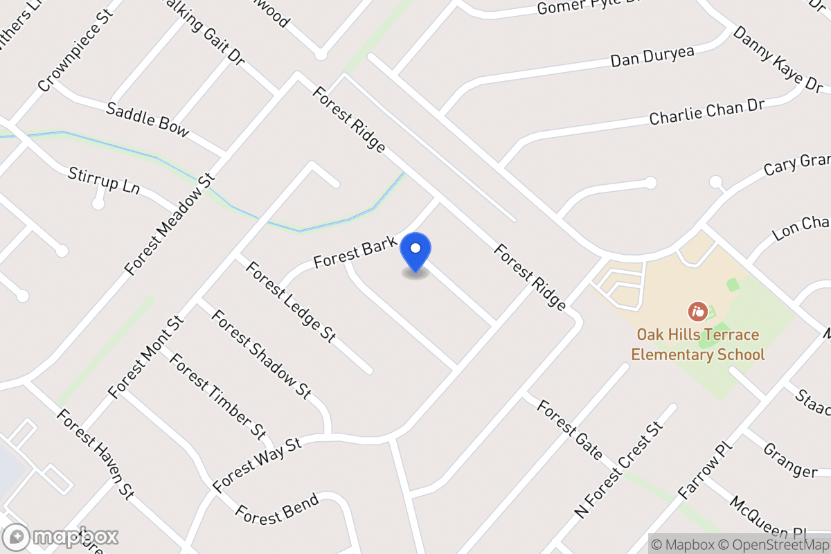 Map of 5922  Forest Mill St