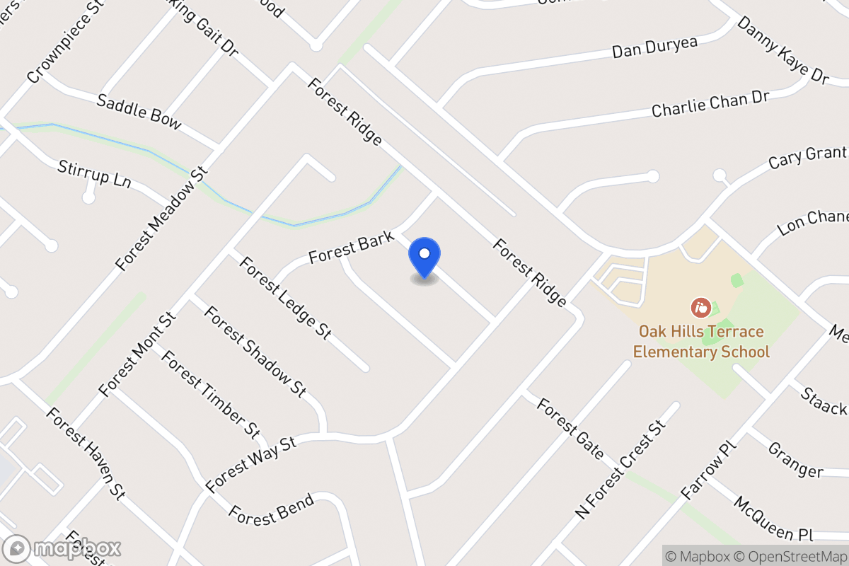 Map of 5918  Forest Mill St