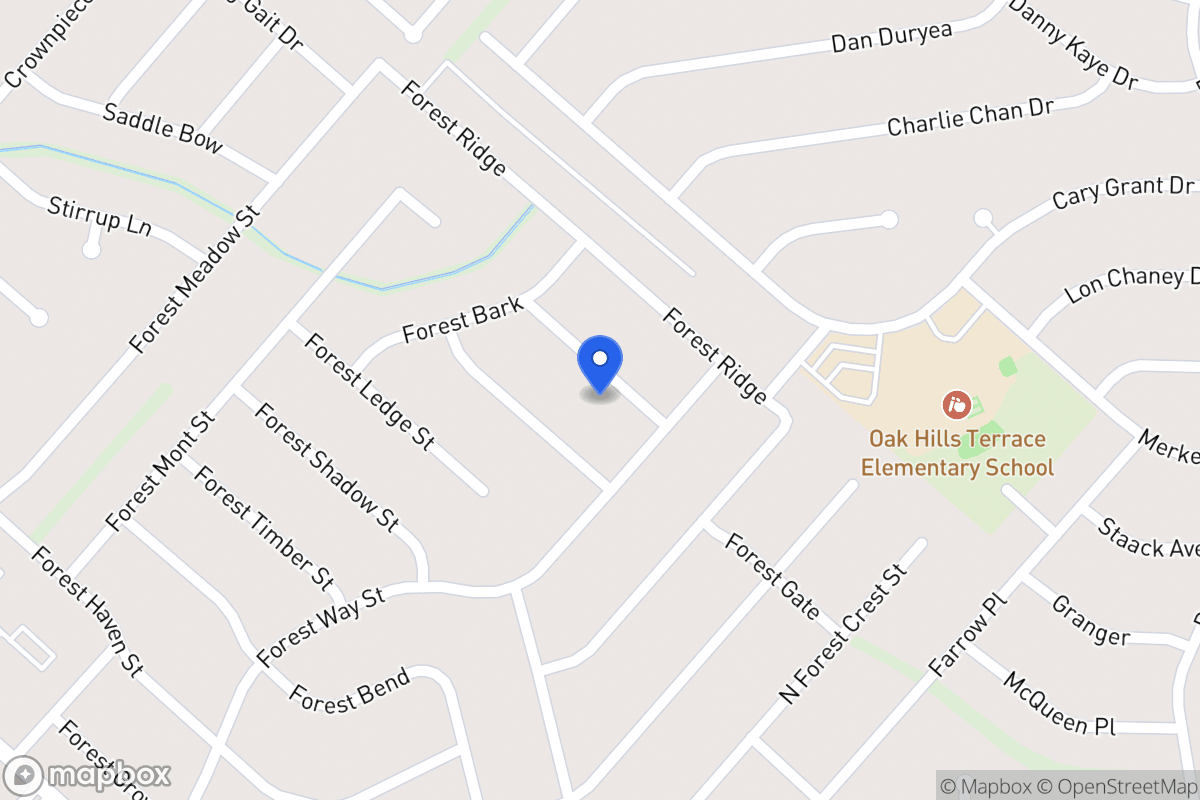 Map of 5910  Forest Mill St